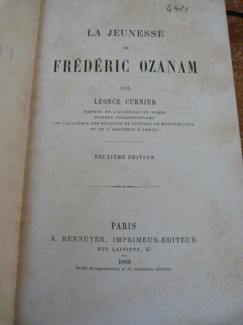 La Jeunesse de Frédéric Ozanam – photo 2